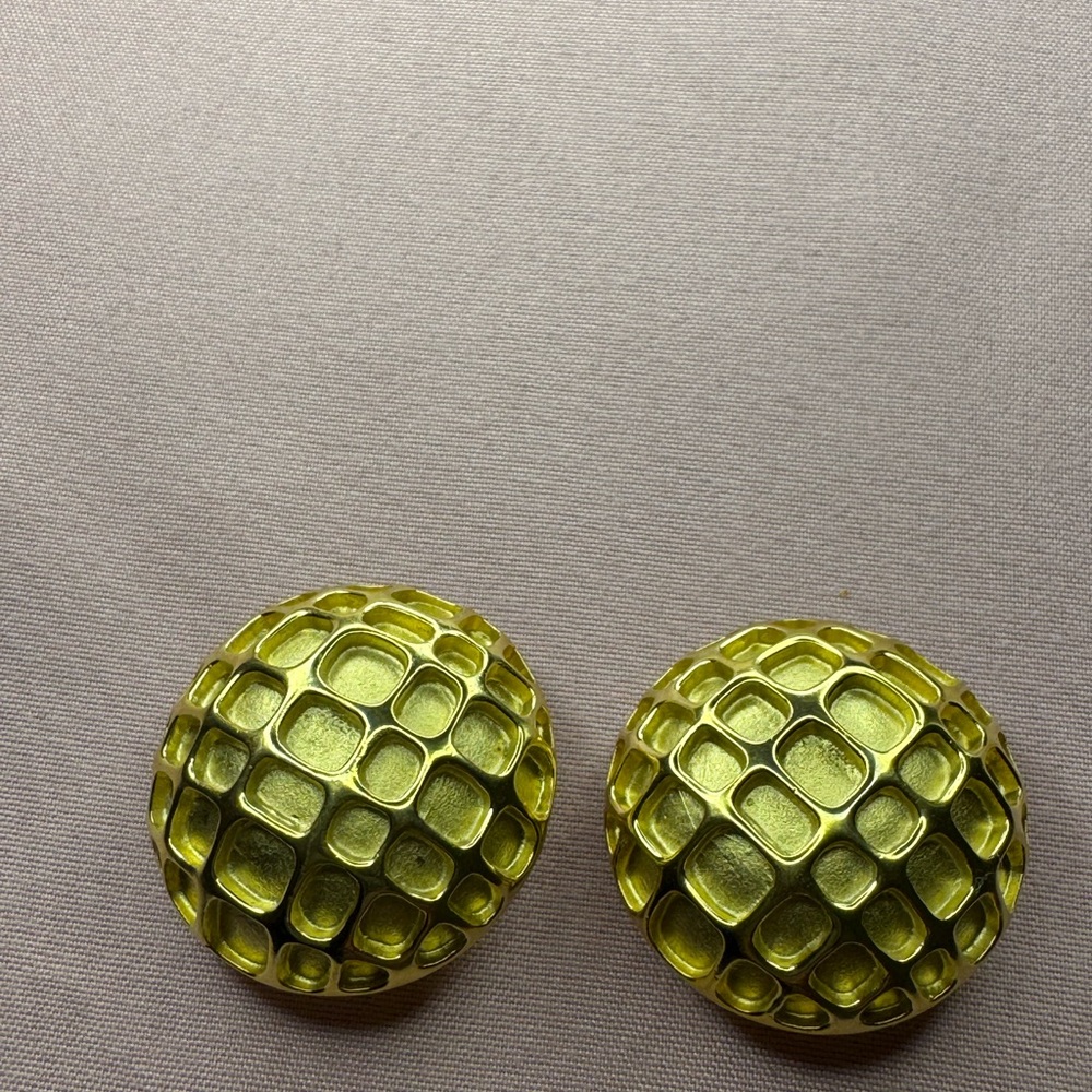 Vintage Fernando Originals‎ F.O INC Large clip earrings